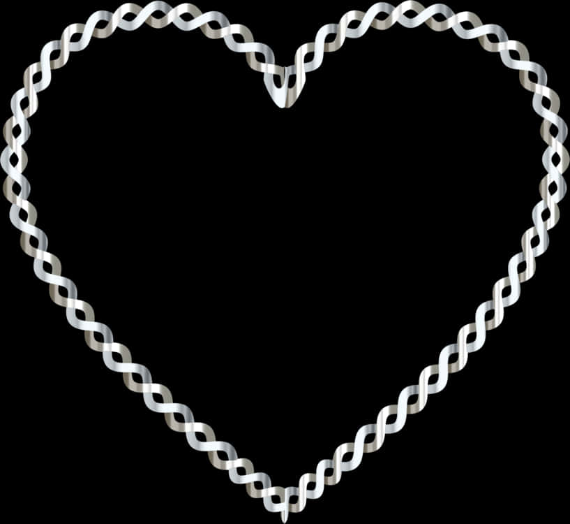 Chain Link Heart Shape