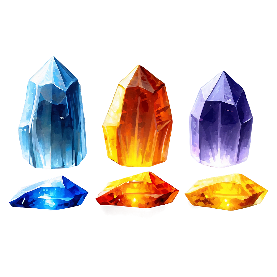 Chakra Crystals Png Hqx