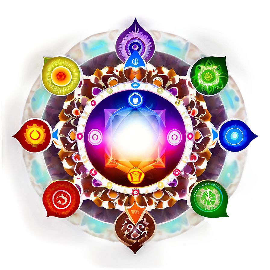 Chakra Mandala Diagram Png Tcr