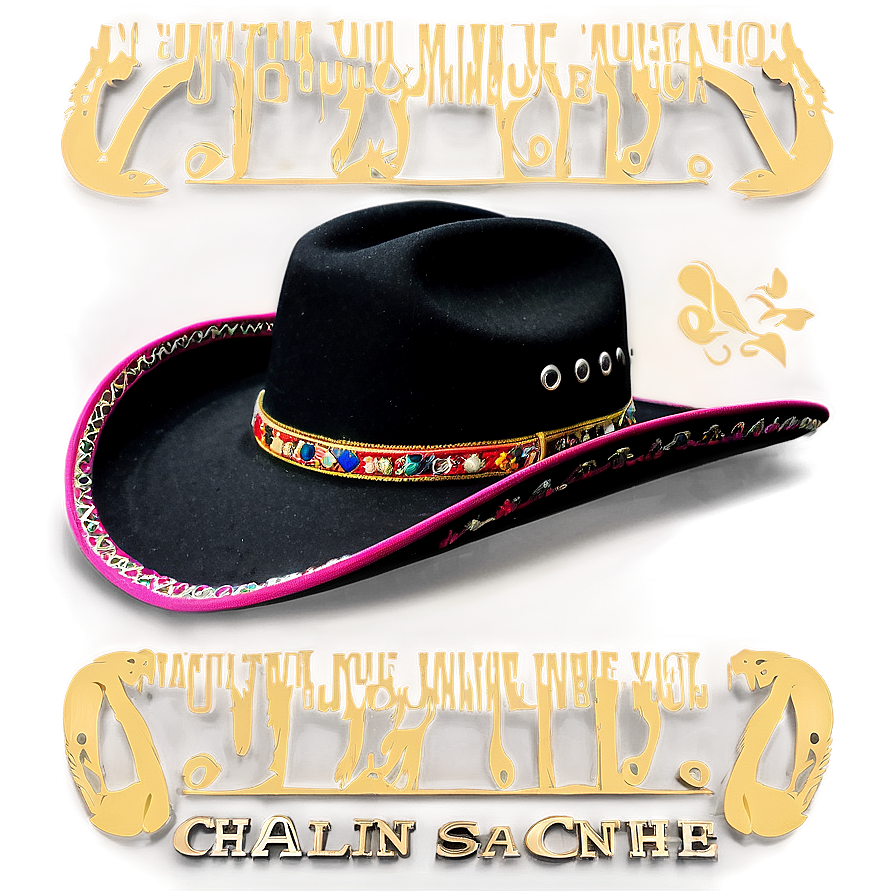 Chalino Sanchez Signature Hat Png Rru