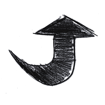 Chalk Style Arrow Drawing PNG with transparent background