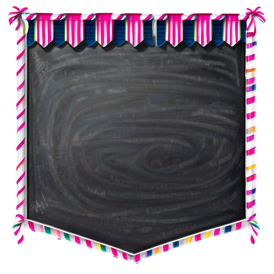 Chalkboard Banner Png Hkf32