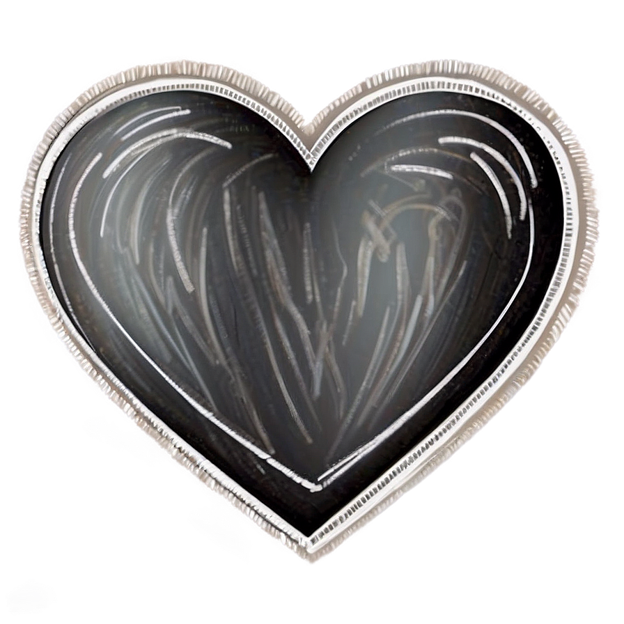 Chalkboard Heart Clipart Png Adx91