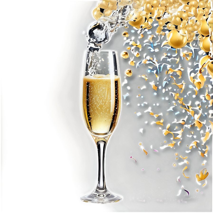 Champagne Splash Celebration Png 4