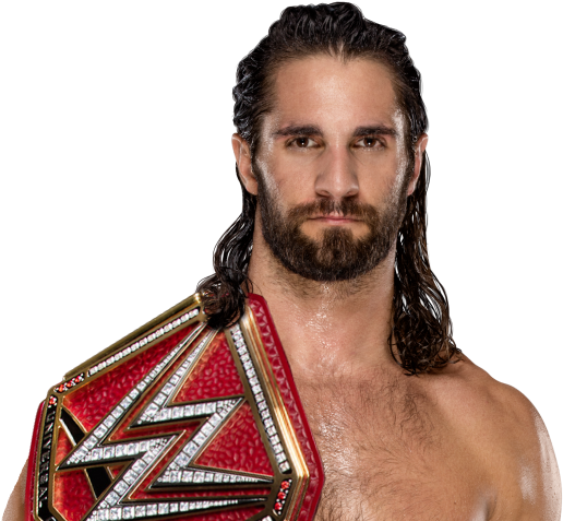 Champion Wrestlerwith Title Belt