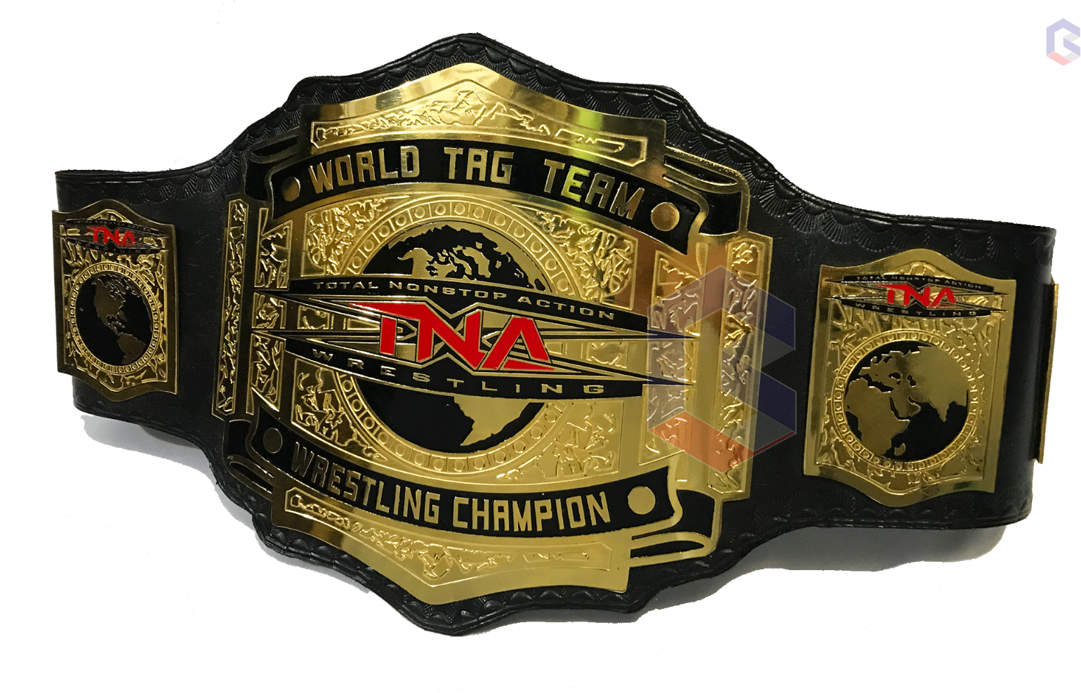 Champs Tna Replica Wrestling Championship Belt Real - Badge, HD Png Download PNG with transparent background