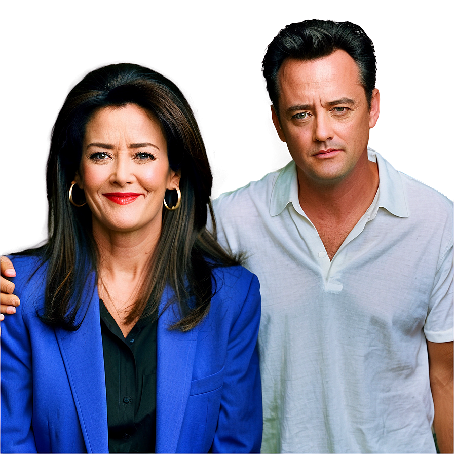 Chandler Bing And Janice Png Kka