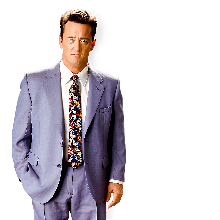 Chandler Bing Suit And Tie Png Pgs