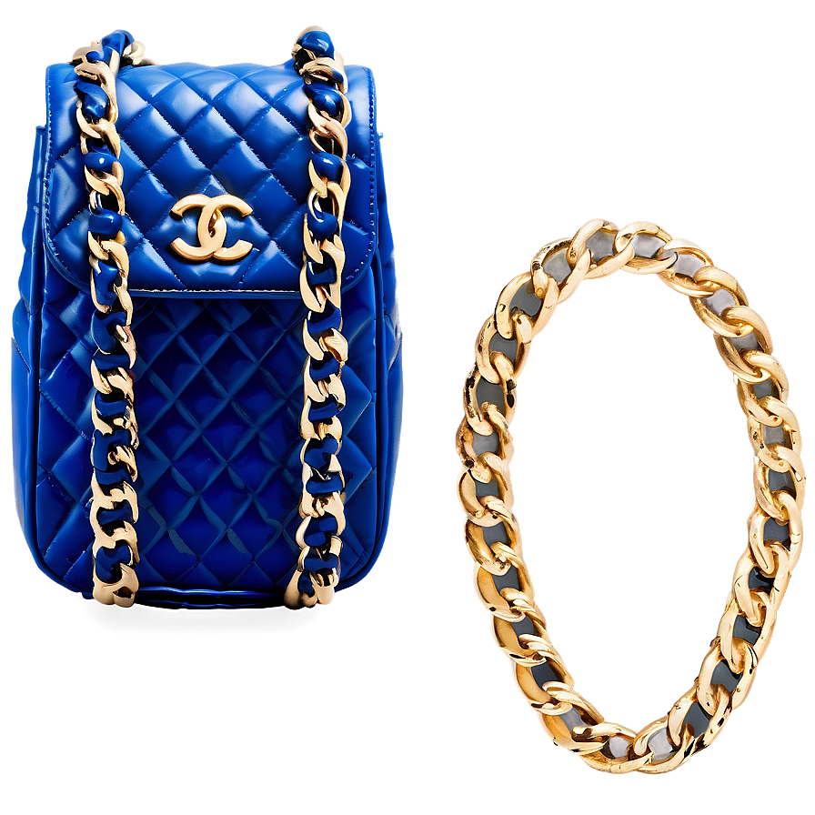 Chanel Blue Bag Png Nhd31