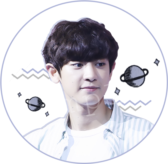 Chanyeol Portrait Circle Graphic