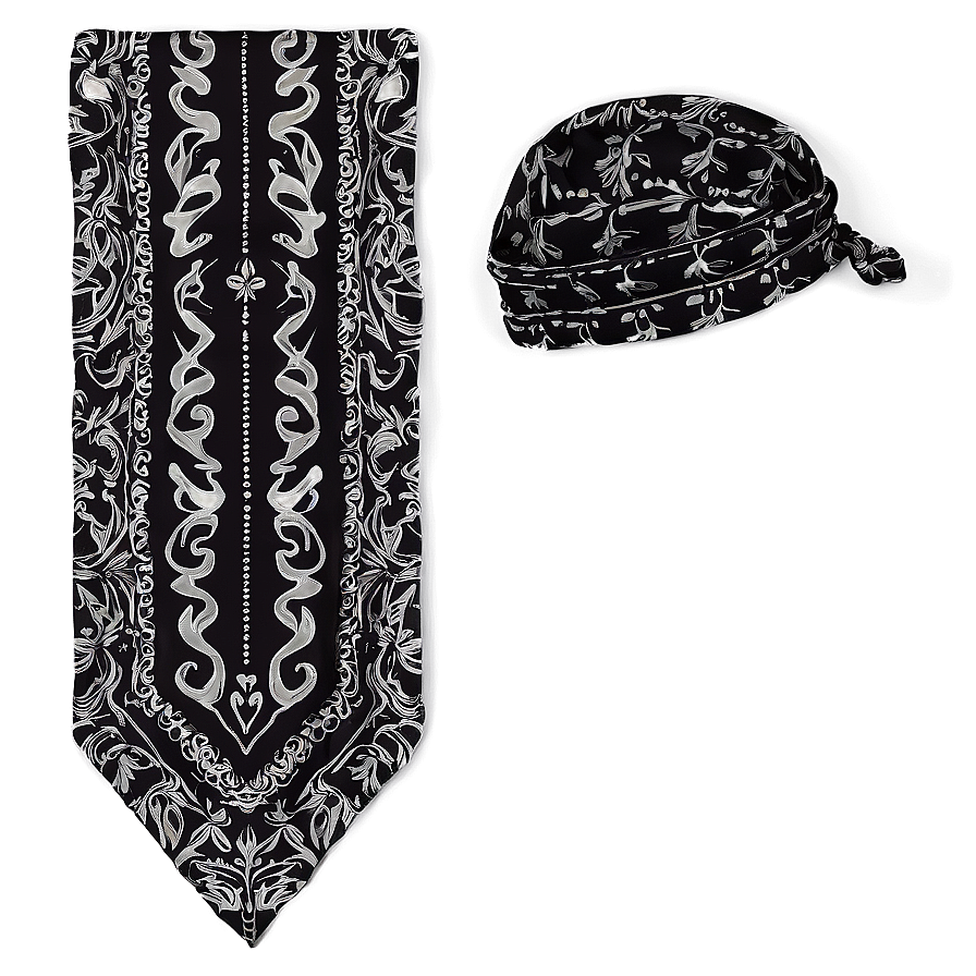 Charcoal Bandana Headwear Png 22