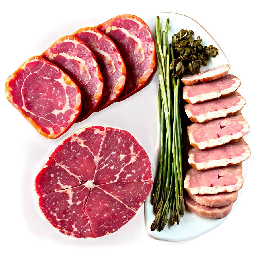 Charcuterie Meat Selection Png 32