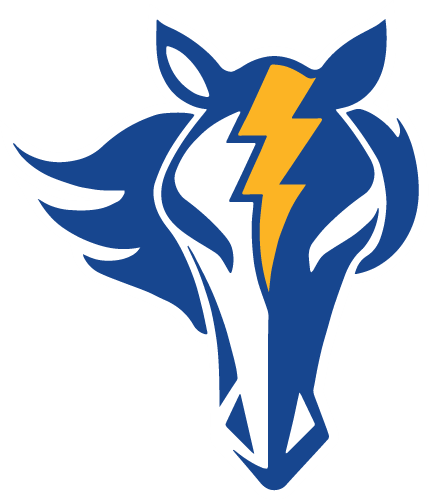 Chargers Horse Logowith Lightning Bolt