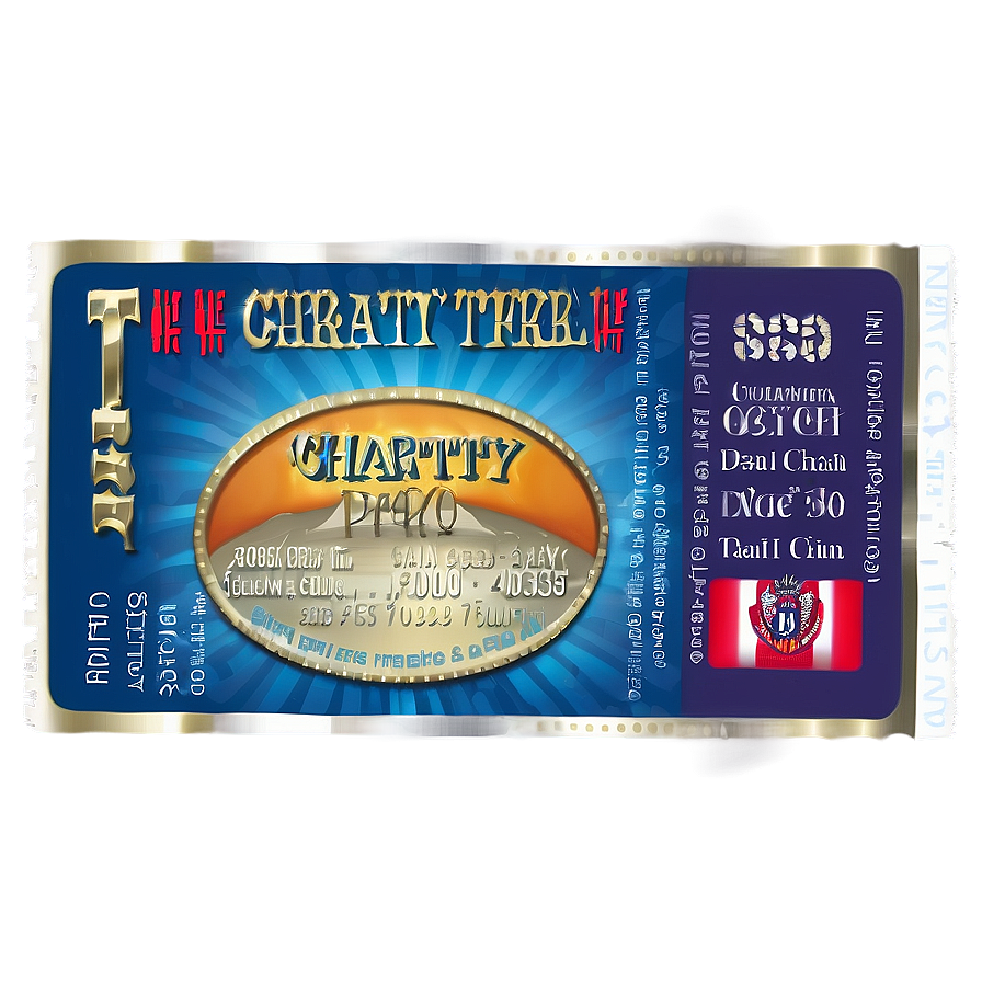 Charity Raffle Ticket Png Flh57