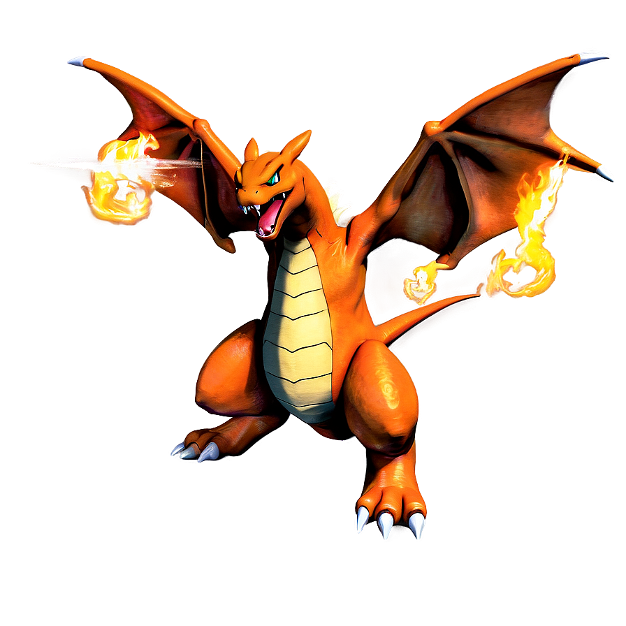 Charizard Flying Attack PNG 05212024 PNG with transparent background