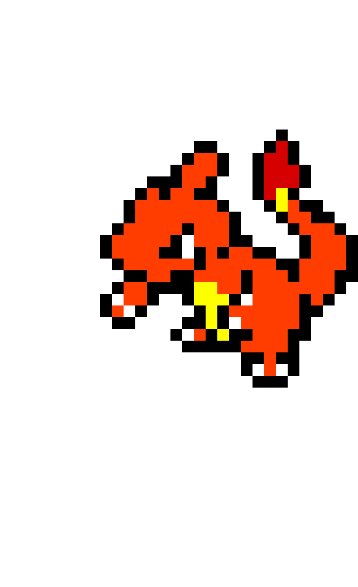 Charizard Pixel Art