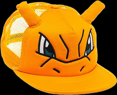 Charizard Themed Cap PNG with transparent background