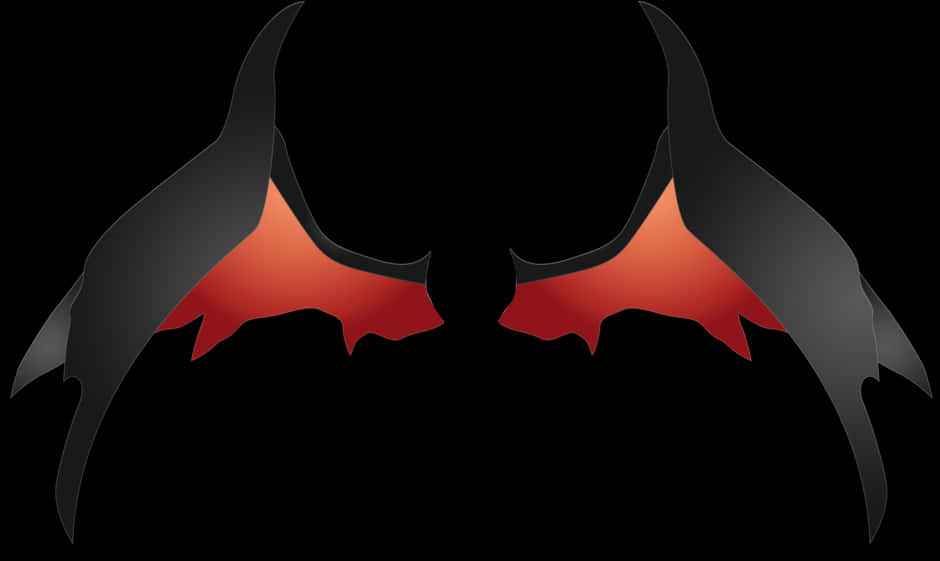 Charizard Wings Silhouette PNG with transparent background