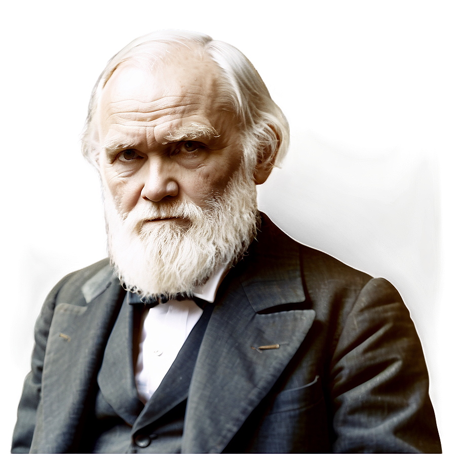 Charles Darwin Portrait Png Oan68