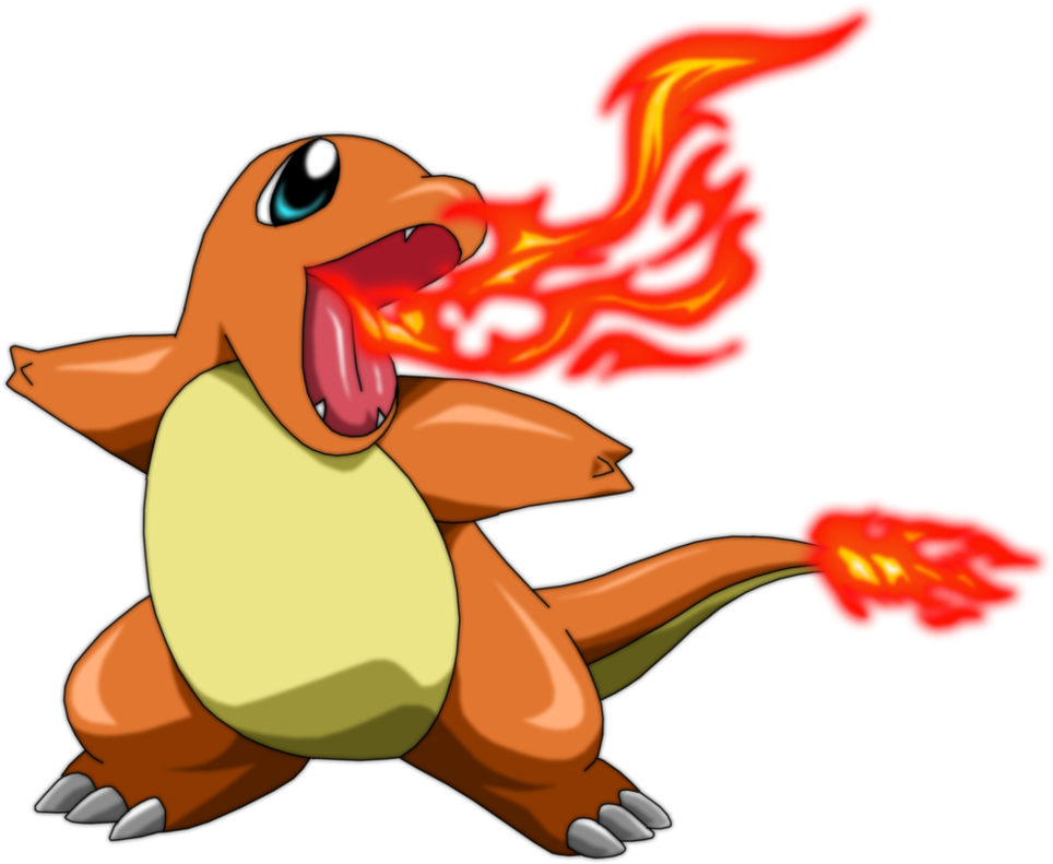 Charmander_ Fire_ Breathing_ Pokemon