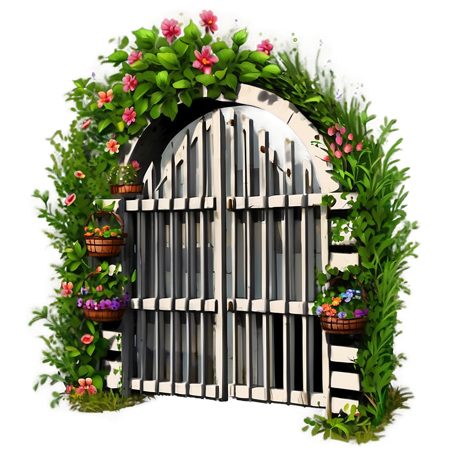 Charming Cottage Gate Png 99