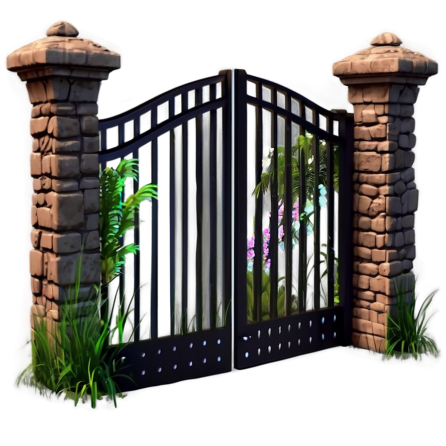 Charming Cottage Gate Png Pje38