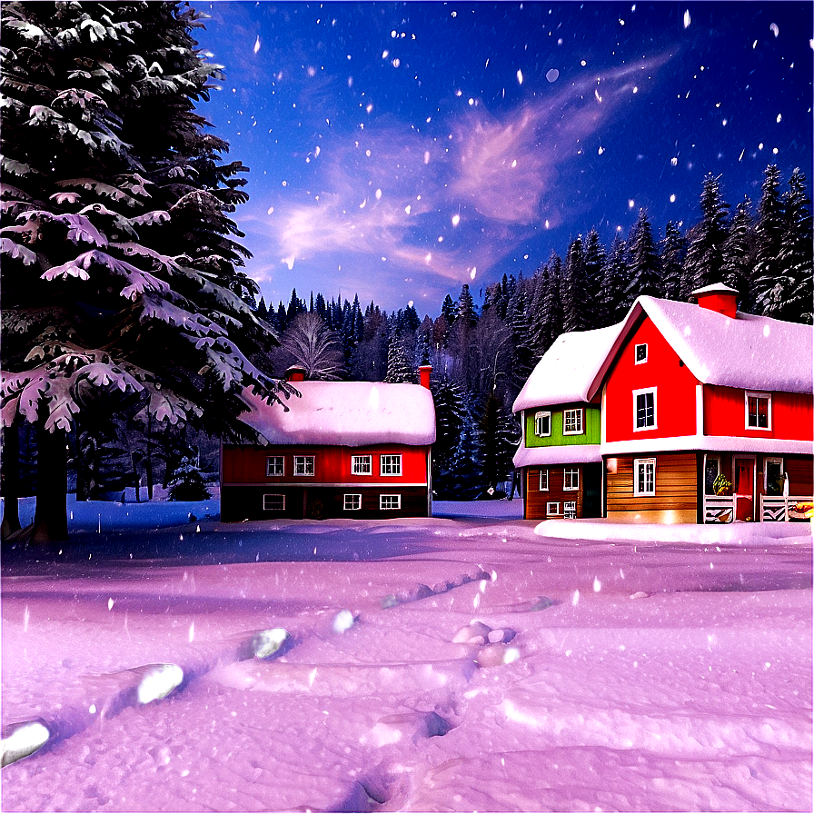 Charming December Village Png Rxk10