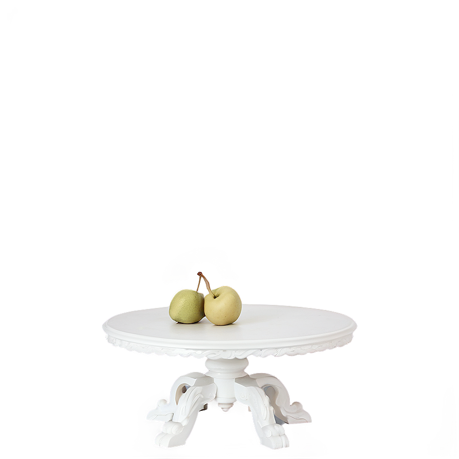 Charming White Table Png Btf69