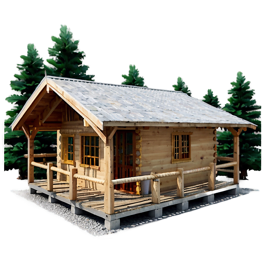 Charming Woodland Cabin PNG mye16 PNG image with a transparent background, free high-resolution download
