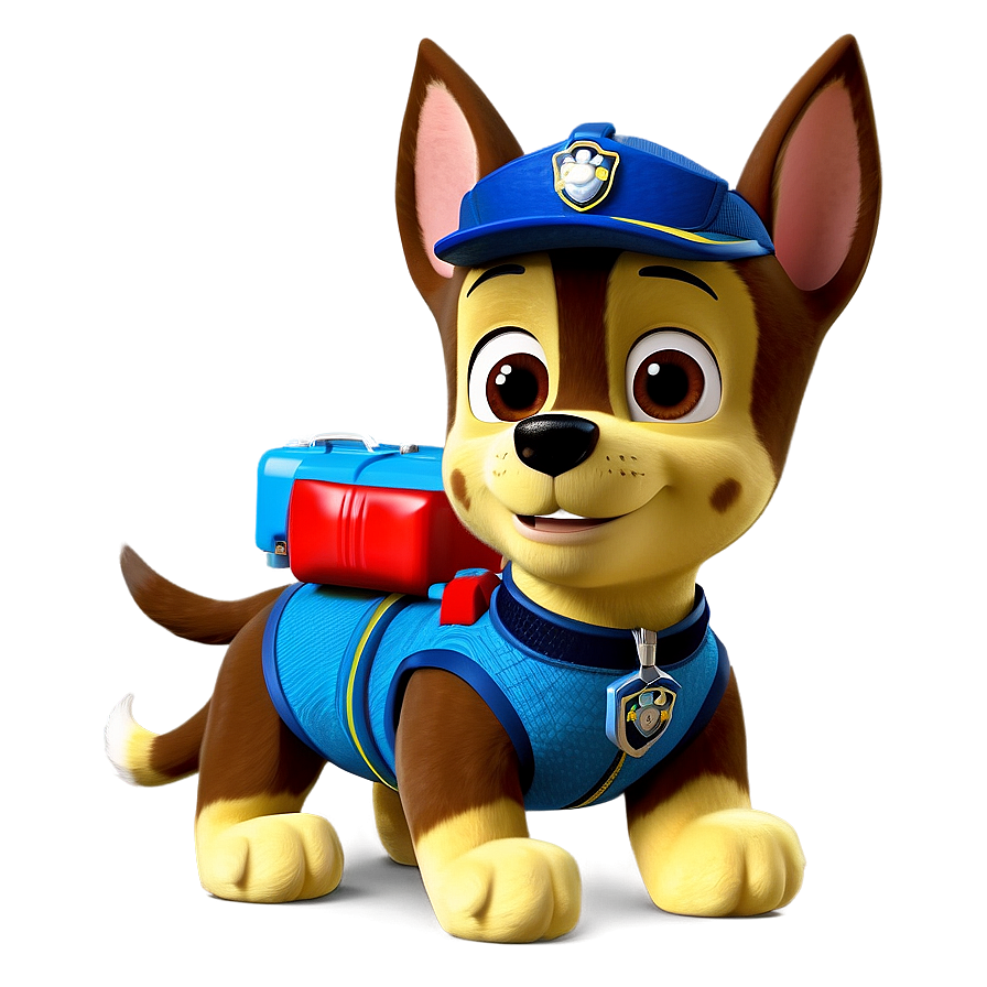 Chase Paw Patrol Illustration Png 05252024