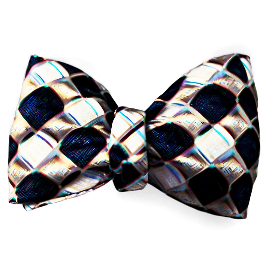 Checkered Bow Tie Fashion Png Wtw