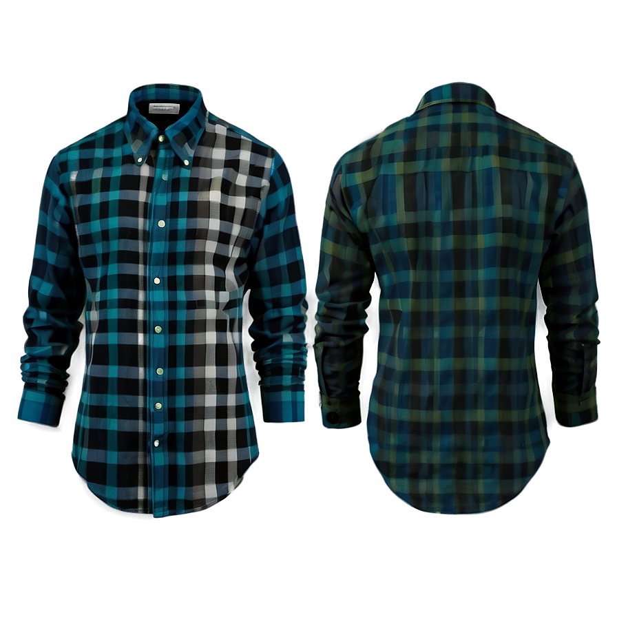 Checkered Collar Shirt Png Yjg39