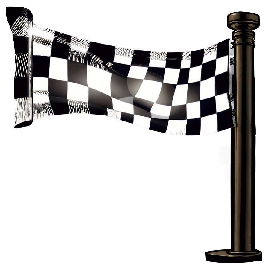 Checkered Flag Podium Finish Png Lad28