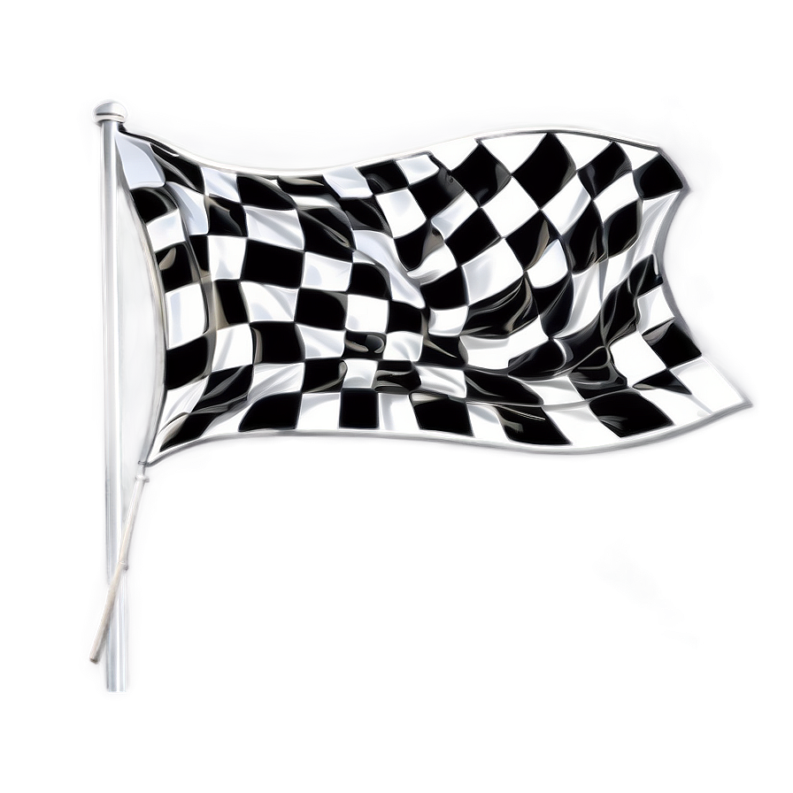 Checkered Flag Racing Banner Png Avn