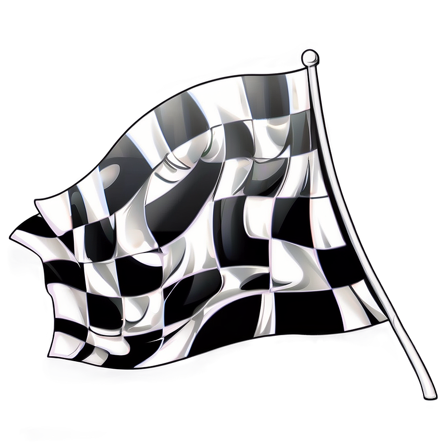 Checkered Flag Vector Art Png 05212024