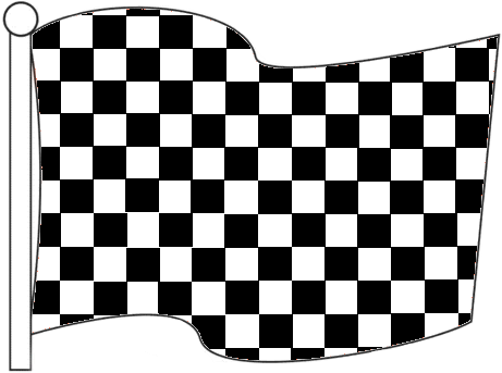 Chequered-flag - Rainbow Checkered PNG with transparent background