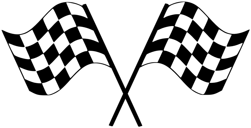 Finish Line Clipart Checkerboard - Checkered Flag PNG with transparent background