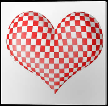 Checkered Heart Illusion