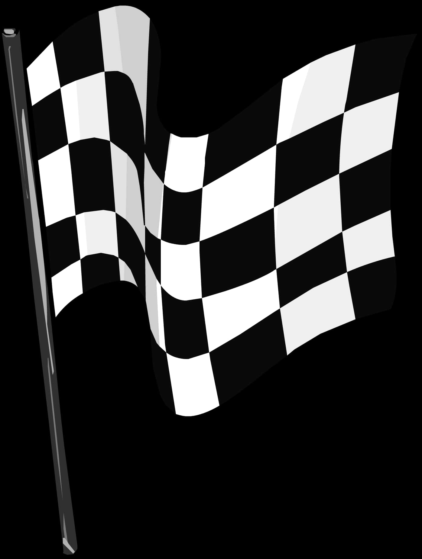 Checkered Racing Flag Graphic