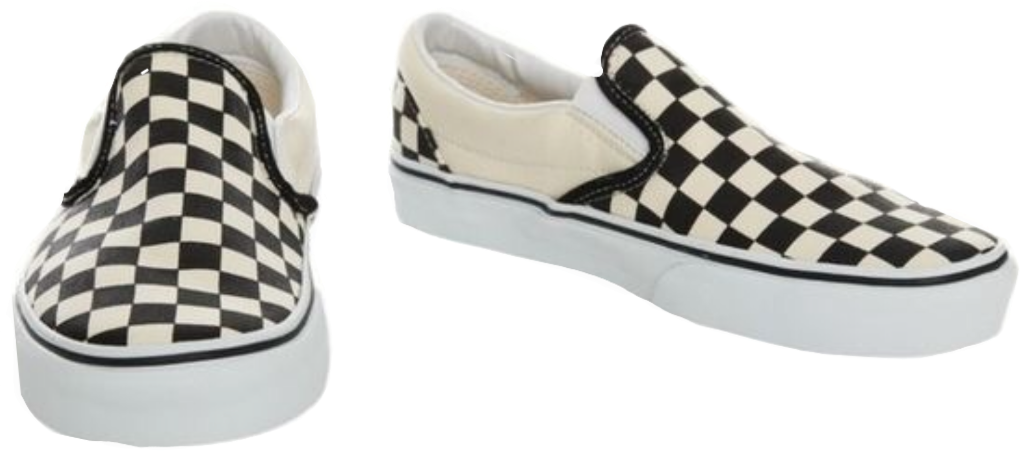 #checkered Vans Slip On #png #aesthetictumblr #freetoedit - Checkered Vans Transparent Background, Png Download PNG with transparent background