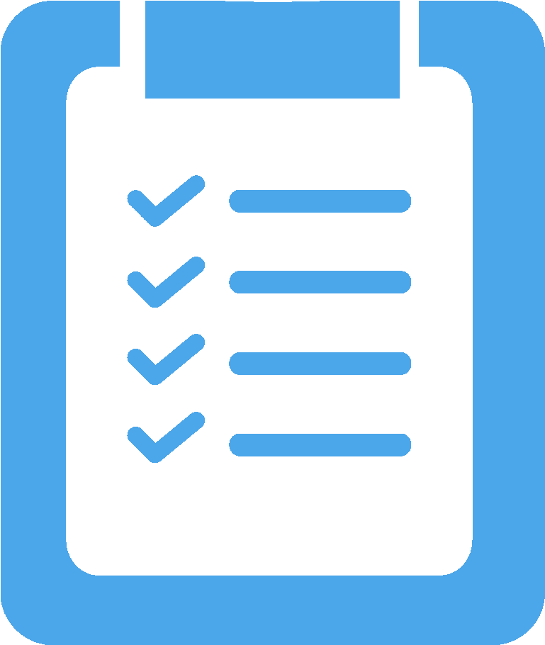 Checklist Clipboard Icon PNG with transparent background