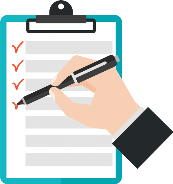 Checklist Completion Clipboard PNG with transparent background