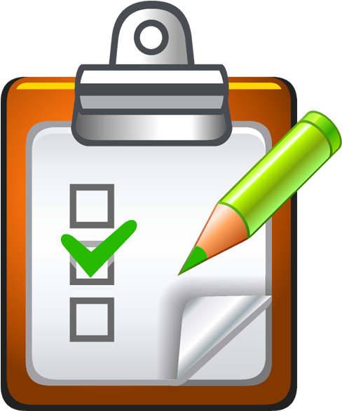 Checklist Icon Graphic PNG with transparent background