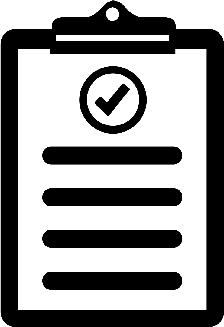 Checklist Icon Vector PNG with transparent background