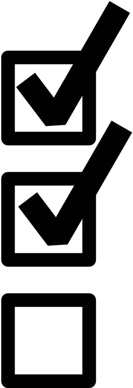 Checklist Icons Vector PNG with transparent background