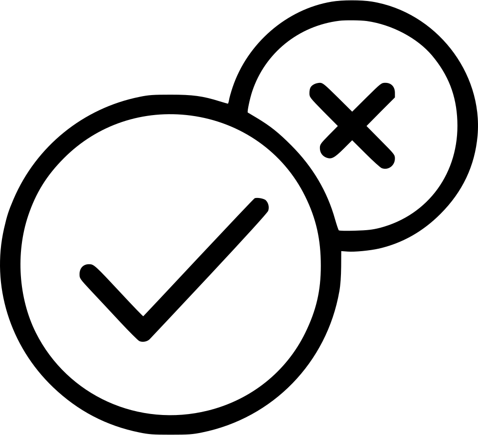 Check Ok Yes No - Yes Or No Icon Png, Transparent Png PNG with transparent background