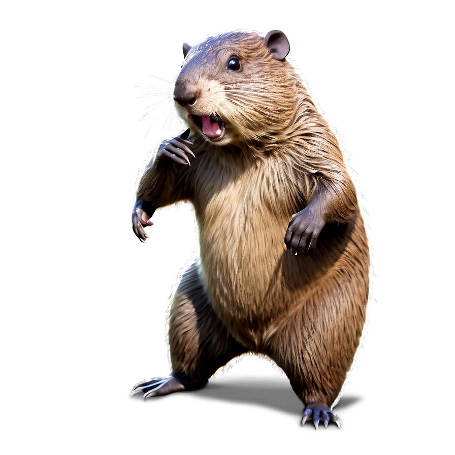 Cheerful Beaver Dancing Png Lij84