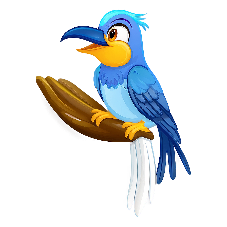 Cheerful Cartoon Bird Png Tfx60