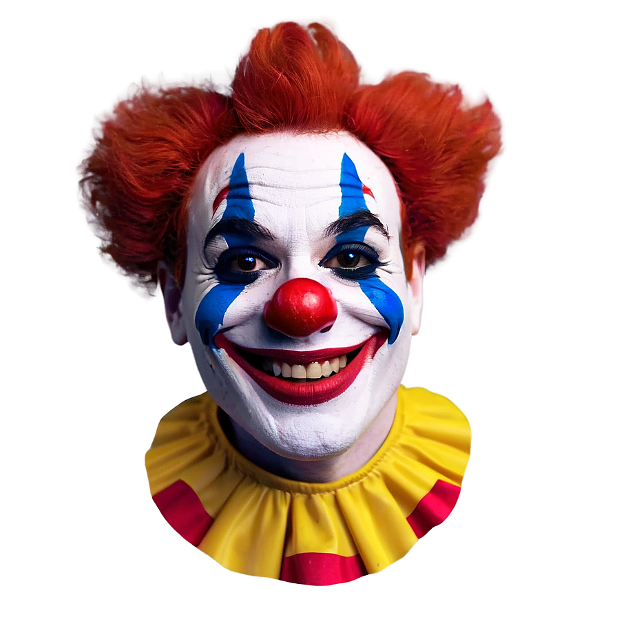 Cheerful Clown Portrait Png 06232024