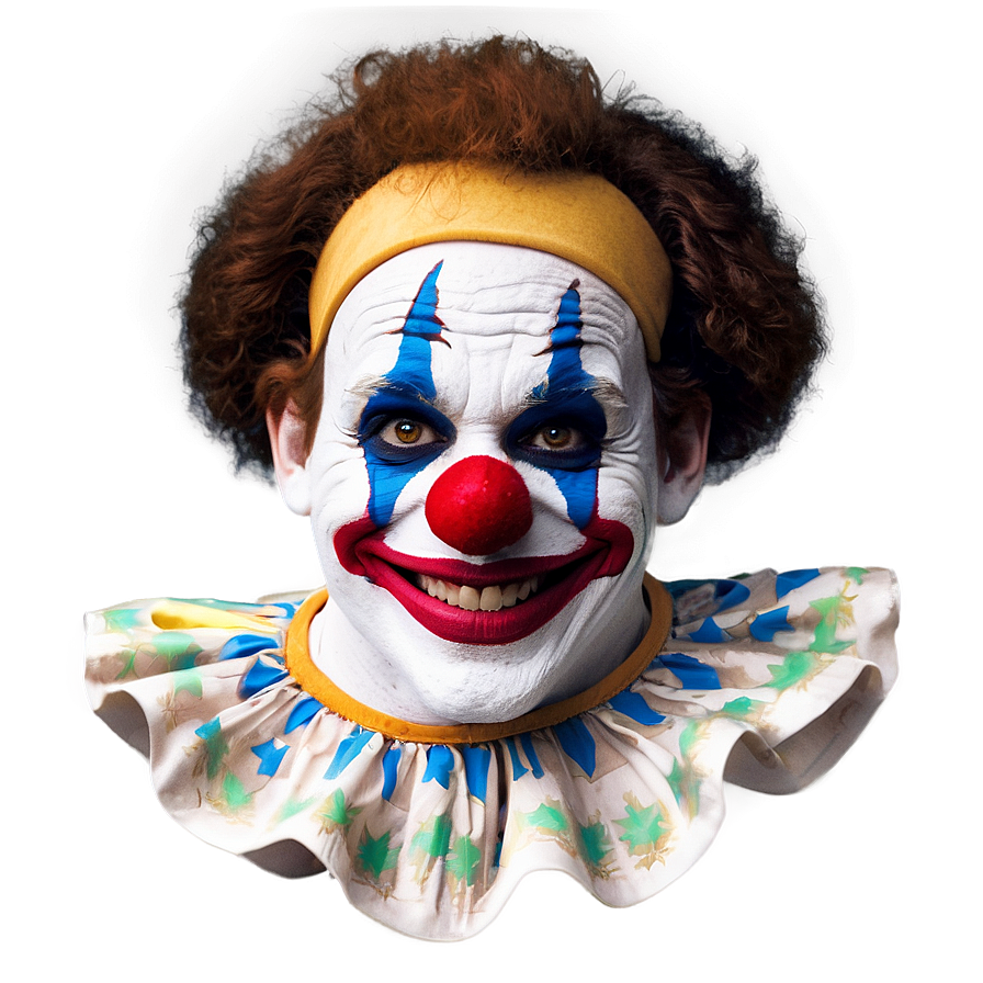 Cheerful Clown Portrait Png 96